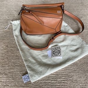 Loewe Small Puzzle Bag Tan